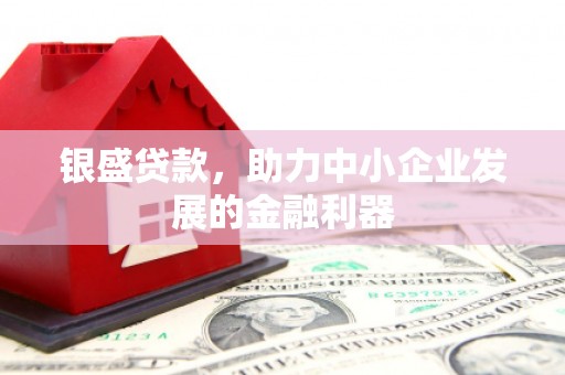 芷江银盛贷款，助力中小企业发展的金融利器