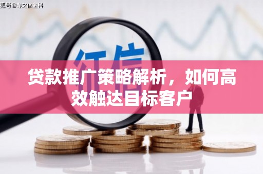 芷江贷款推广策略解析，如何高效触达目标客户