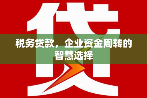 芷江税务贷款，企业资金周转的智慧选择