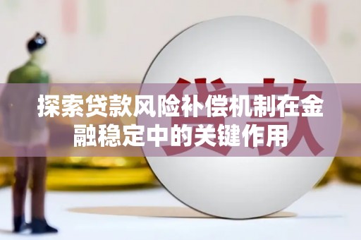 芷江探索贷款风险补偿机制在金融稳定中的关键作用