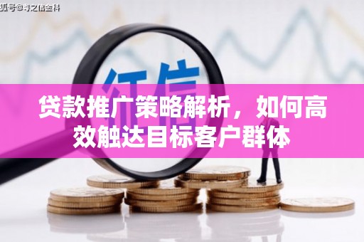 芷江贷款推广策略解析，如何高效触达目标客户群体