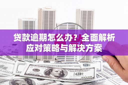 芷江贷款逾期怎么办？全面解析应对策略与解决方案