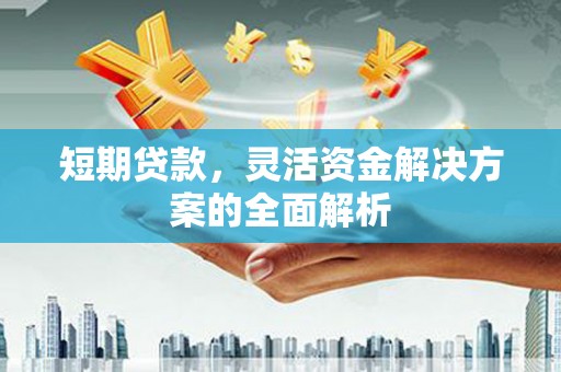 芷江短期贷款，灵活资金解决方案的全面解析