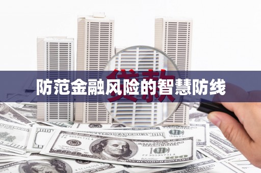 芷江防范金融风险的智慧防线